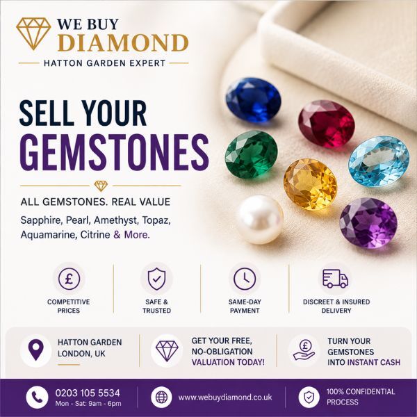 London, Items Wanted, Sell Your Gemstones & Semi-Precious Stones - Trusted UK Buyers 💎