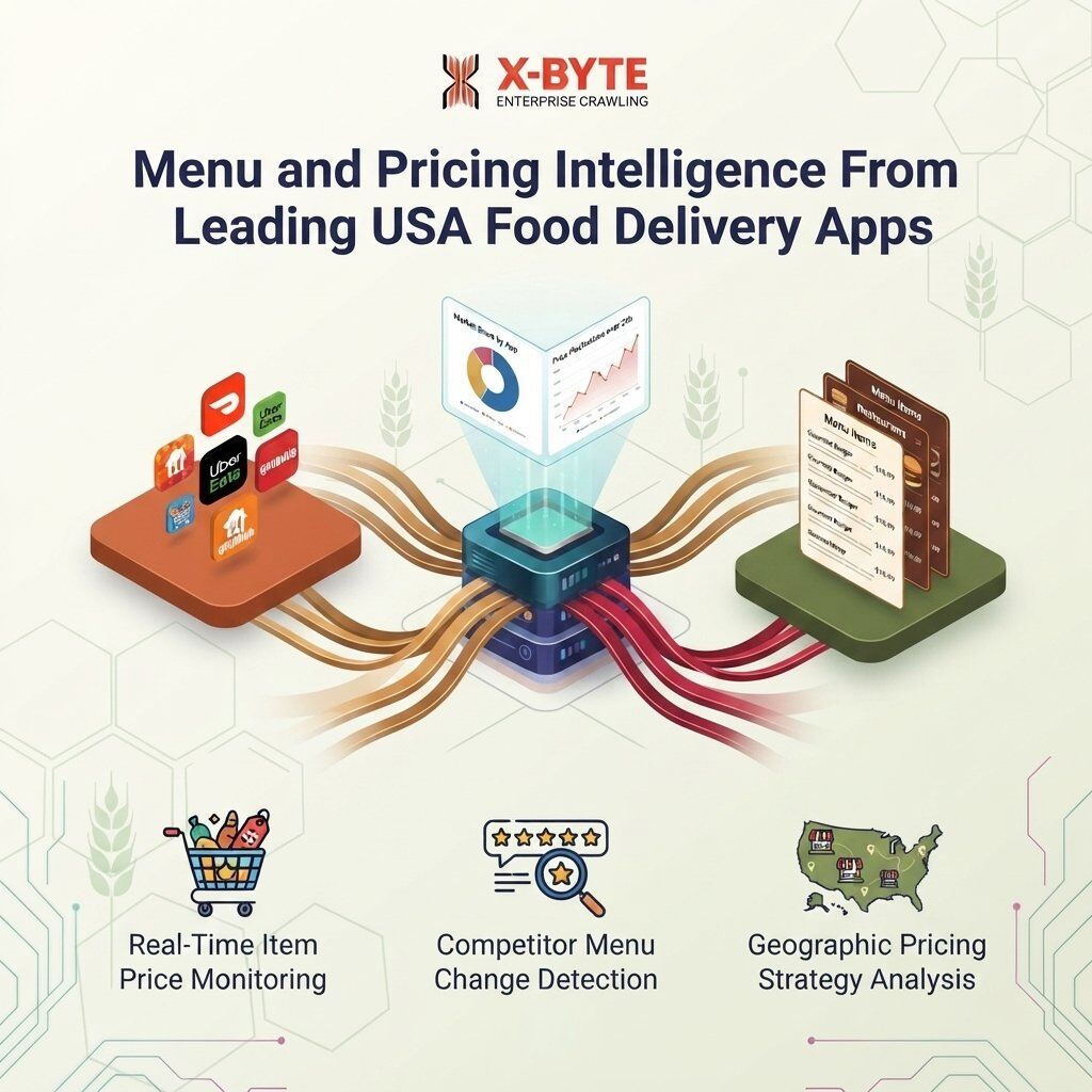 Tbilisi, Software Development, Menu And Pricing Intelligence From Leading USA Food Delivery Apps