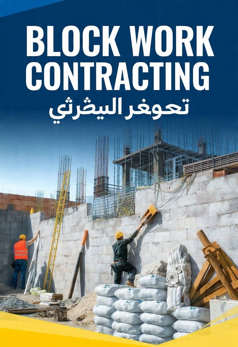 Riyadh, Jobs, BLOCK MASON REQUIRED ON METER BASIS-LONG TERM WORK