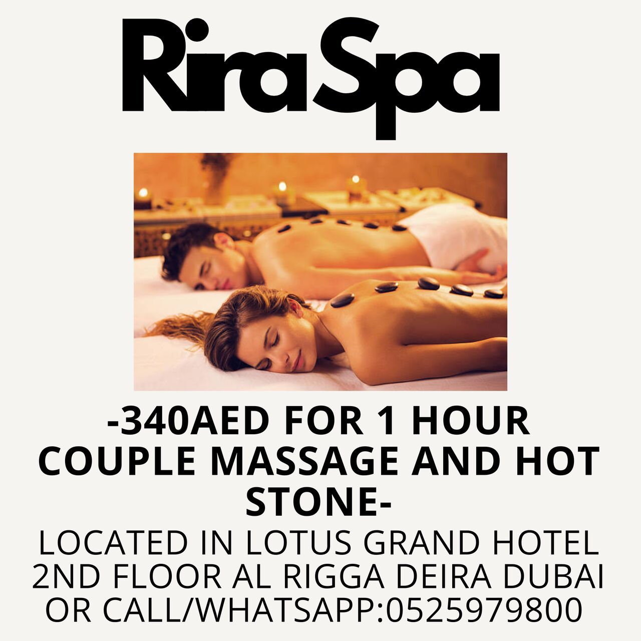 Al Rigga, Health, Rira Spa Offer 7/27/2026