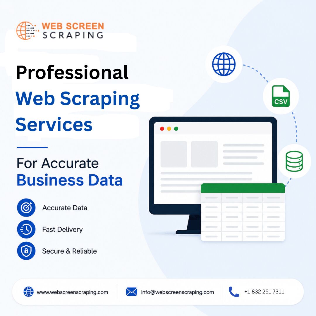 Houston, Business, Professional Web Scraping Services For Accurate Business Data