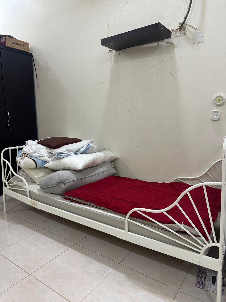 Sanad, Furniture, BHD 25,  Ikea Steel Bed With Its Mattress