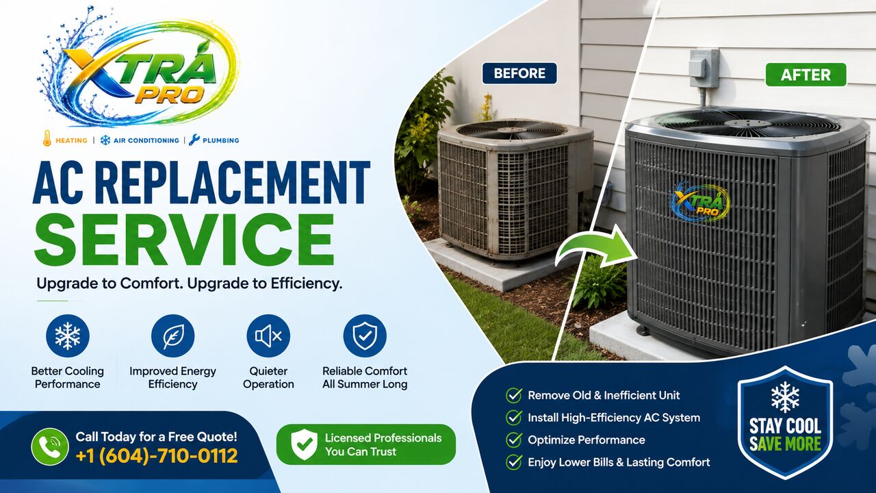 Toronto, Air Conditioning, Best AC Replacement Services In Lower Mainland, BC | XTRA PRO