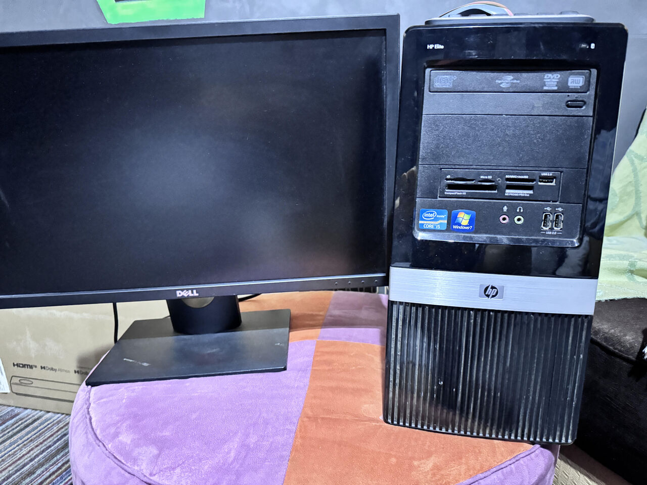 Jeddah, Computers, SAR 450,  **** HP Elite 7200 Tower PC + 17 Inch LED Monitor + Wireless Keyboard N Mouse****