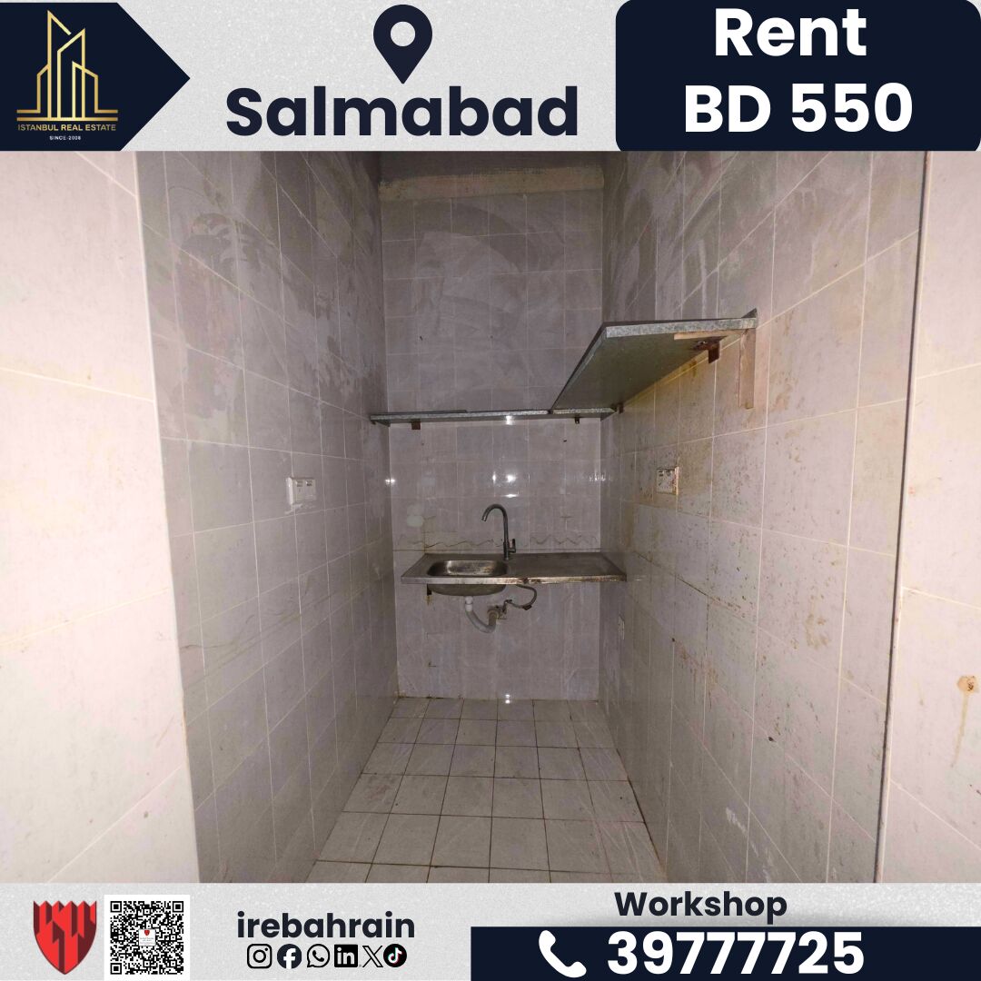 Salmabad, Shops, BHD 550,  120 Sq. Meter,  Approved Garage / Workshop For Rent &ndash; Salmabad | BD 550/-