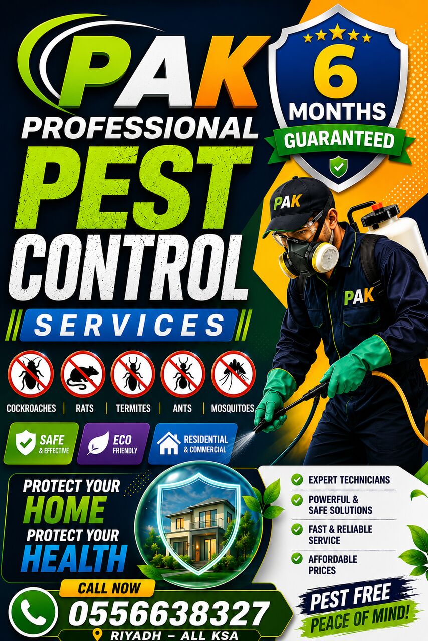 Annasriyyah, Pest Control, 🔥159🔥 PAK  PEST CONTROL SERVICES ⭐️ RIYADH⭐️  Protect Your Home & Business 0556638327
