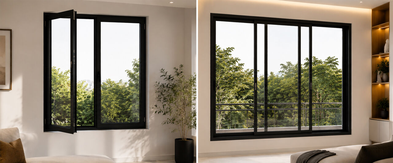 Hyderabad, Construction, Aluminium Casement Windows Vs Sliding Windows: Which Is Better?