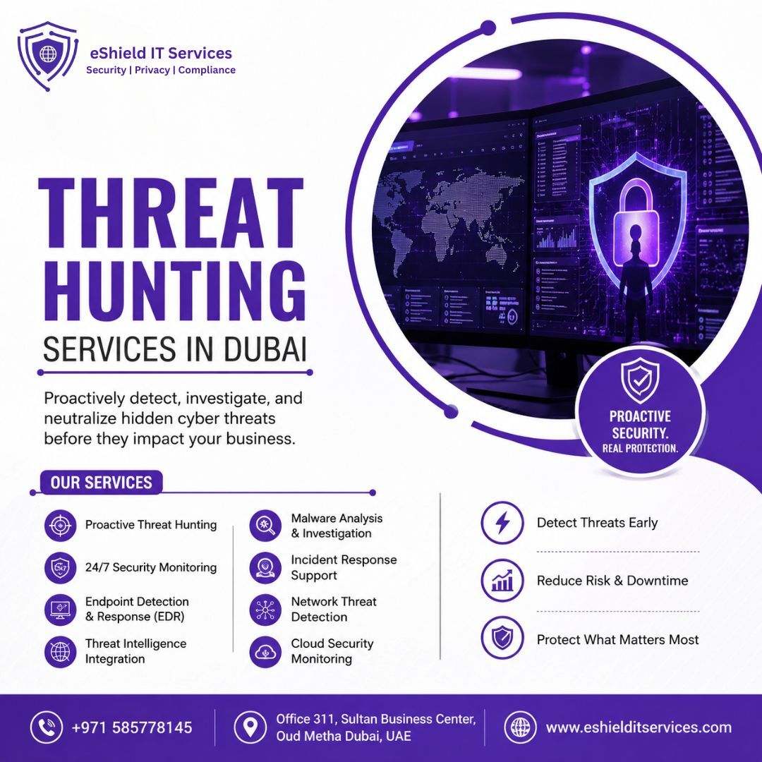 Dubai, Legal, Threat Hunting Services In Dubai: Proactive Cybersecurity For Modern Businesses