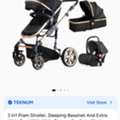 SAR 400,  Stroller With Sleeping Basinet