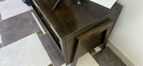 Riyadh, Furniture, SAR 130,  HomeCenter TV Stand - TV Unit - Tv - Hard Wood - Good Condition - Urgent Sale