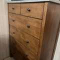 SAR 310,  Wooden Chest Of Drawer - Hard Wood Strong - Urgent Sale
