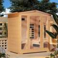 4 Person Outdoor Infrared Sauna | Full Spectrum Sauna