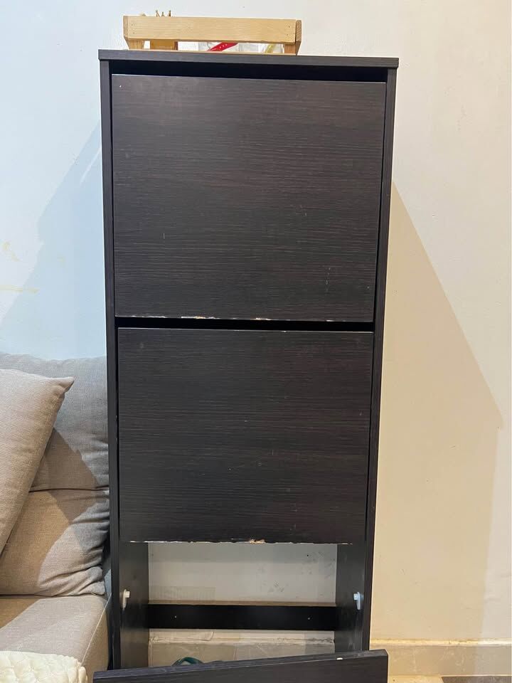 Riyadh, Furniture, SAR 40,  Shoe Stand Shoe Rack - Coffee Color - Urgent Sale - Low Price