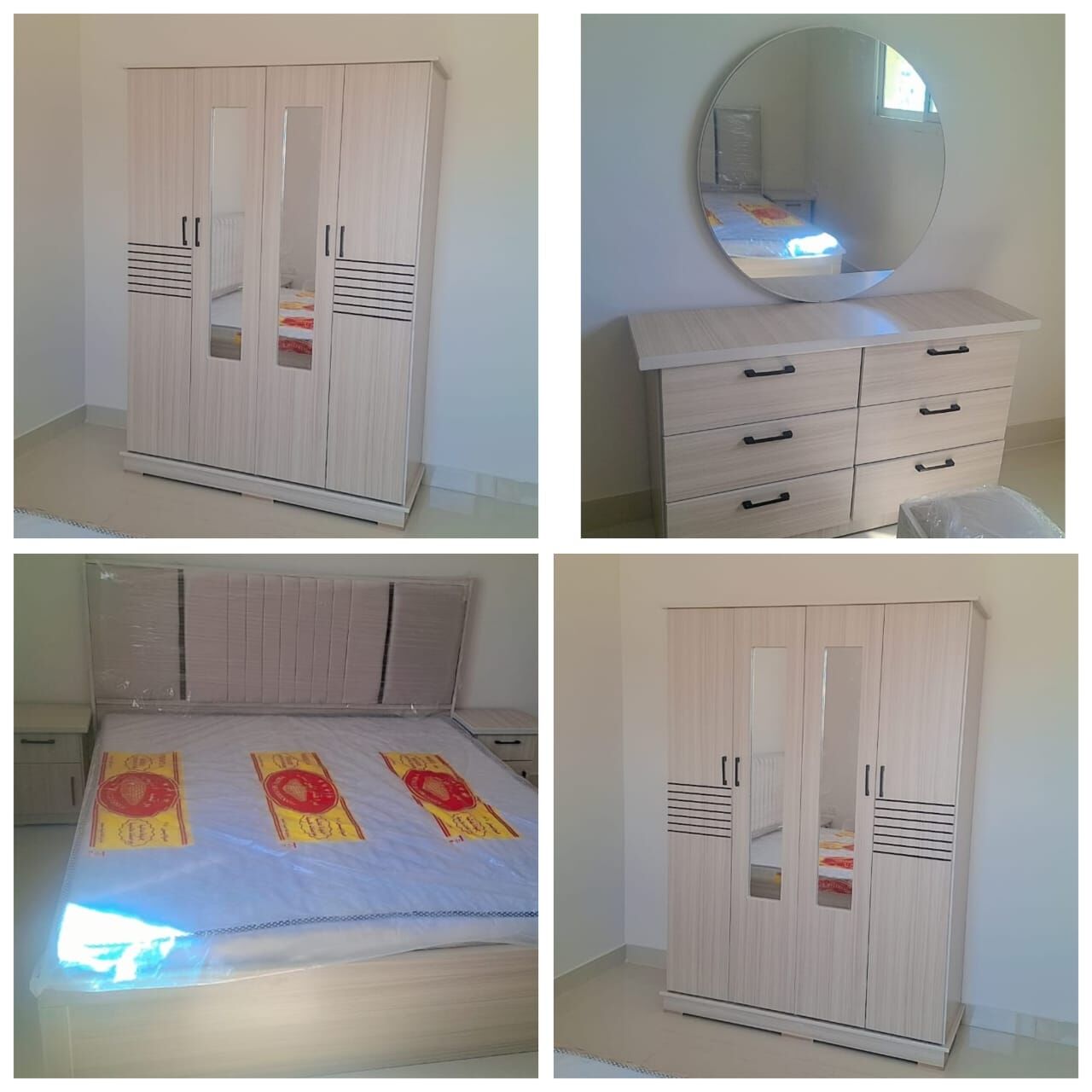 Al Iskan, Furniture, SAR 111,  New Bedroom Set Sale Online Home Devlree Free