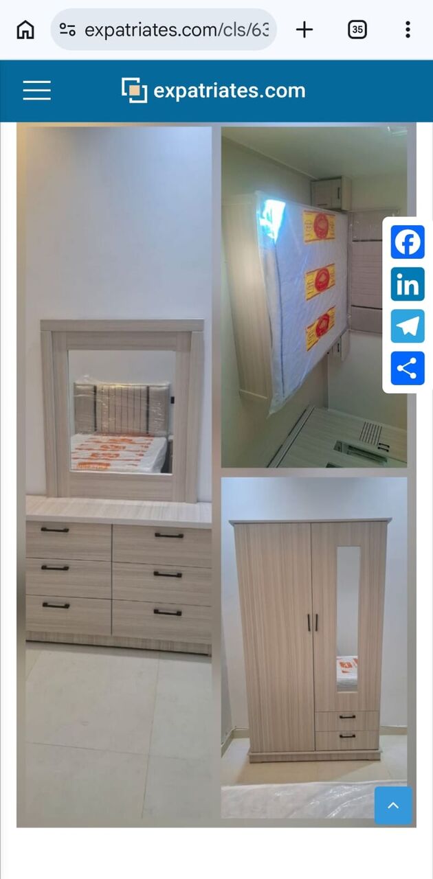 Al Iskan, Furniture, SAR 111,  New Bedroom Set Sale Online Home Devlree Free
