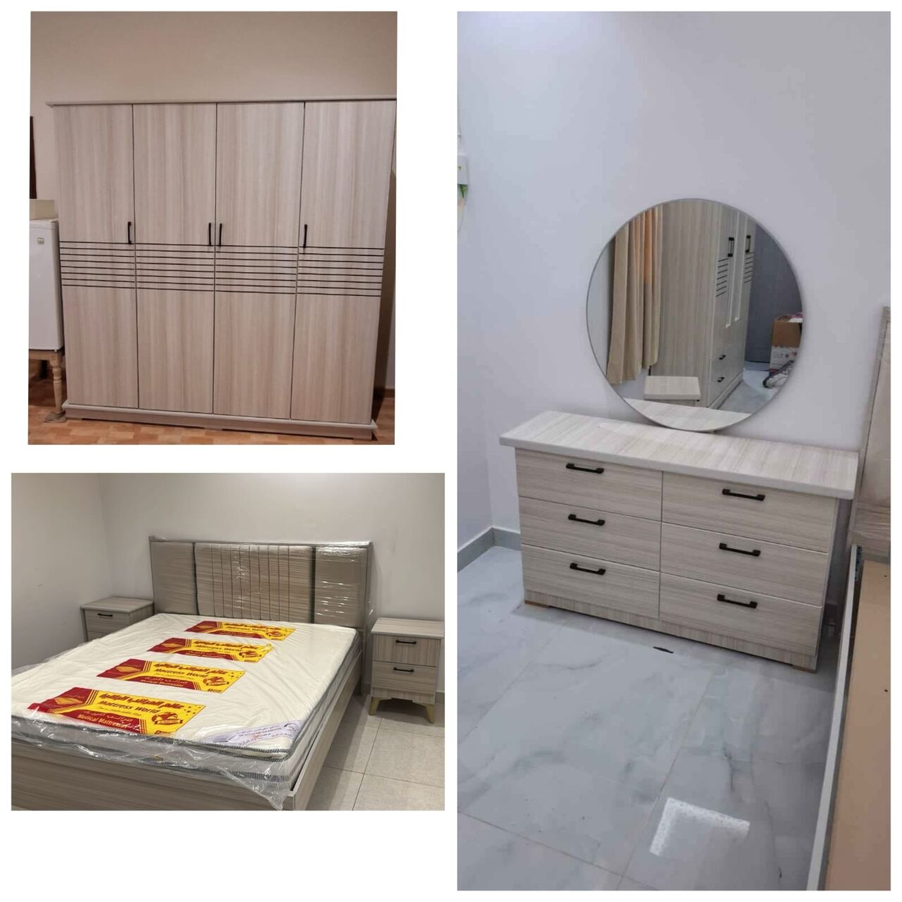 Al Iskan, Furniture, SAR 111,  New Bedroom Set Sale Online Home Devlree Free