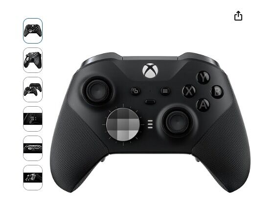 Hara, Video Games, SAR 750,  Microsoft Elite Series 2 Controller Xbox One, Black