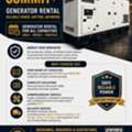 Generators For Rent, Ranging From 60 KVA To 550 KVA.