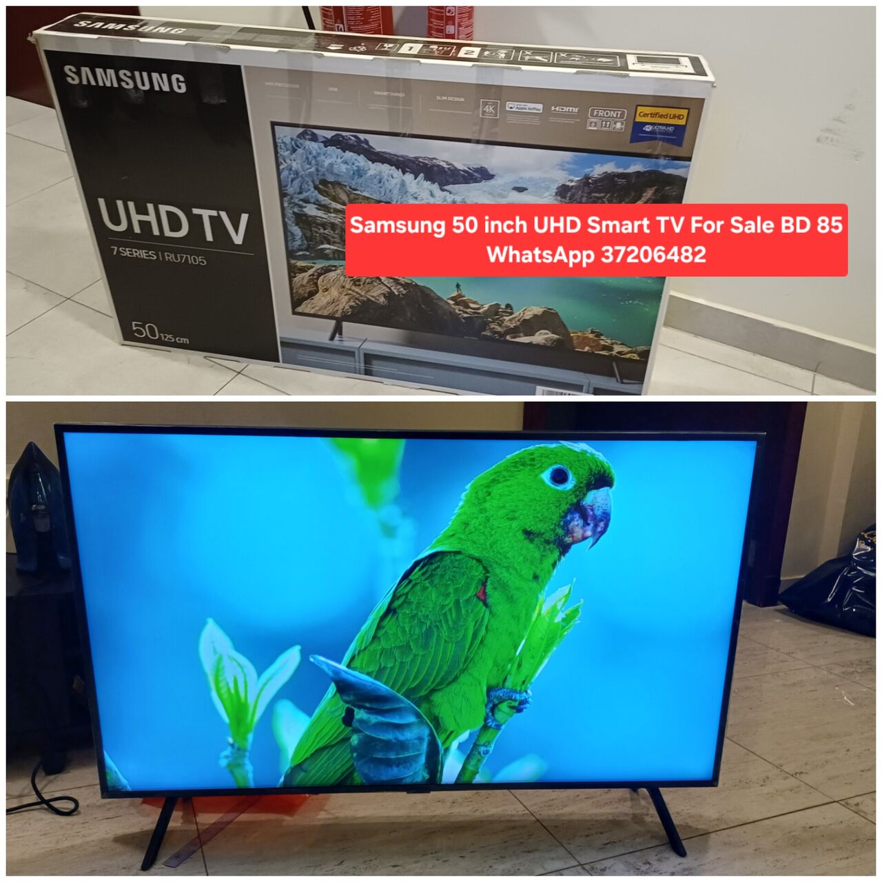 Manama, Appliances, BHD 85,  ✅️ Samsung 50 Inch UHD 4K Smart Tv For Sale In Excellent Condition With Delivery