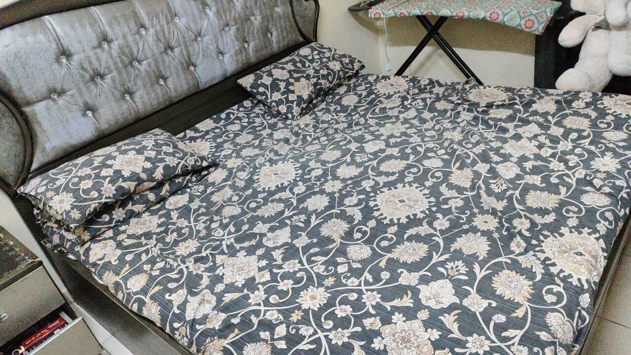 Khobar, Furniture, SAR 300,  Throw Away Price Bed With Mattress And A Dressing Table With Big Mirror