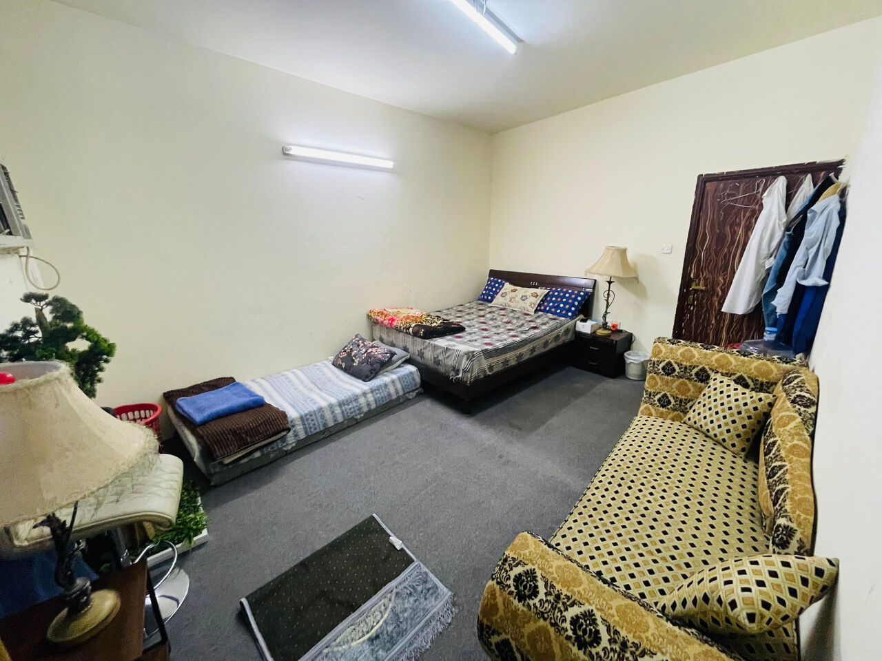 Riyadh, Rooms for Rent, SAR 1100/year,  Fully Furnished Room For Rent In 2bhk Flat 1100 Per Month 0567283293