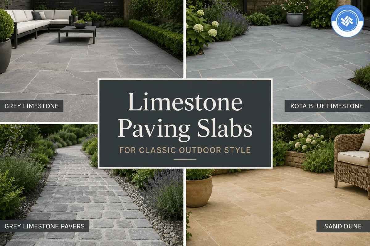 London, Farm & Garden, Timeless Limestone Paving Slabs | East Yorkshire Stone