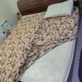 SAR 350,  Queen Wood Bed.. FREE Mattress.