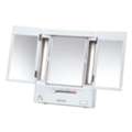 Makeup Vanity With Tri-Fold Mirrors