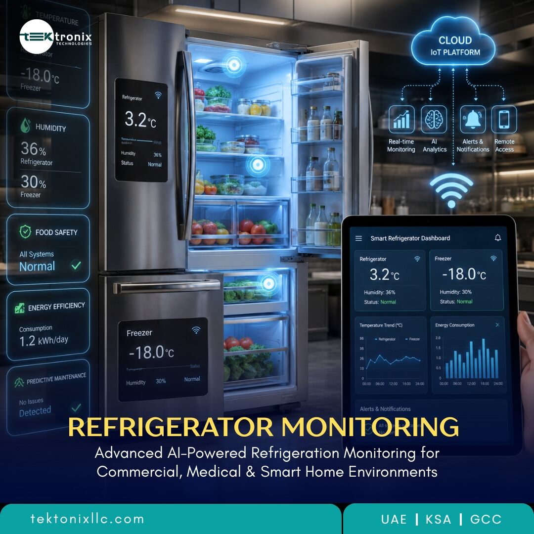 Dubai, Technical, IoT Refrigerator Monitoring System For Bahrain & GCC