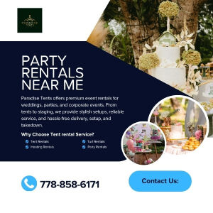 Surrey, Event Planning, Trusted Party Rentals Near Me For Outdoor Events & Celebrations