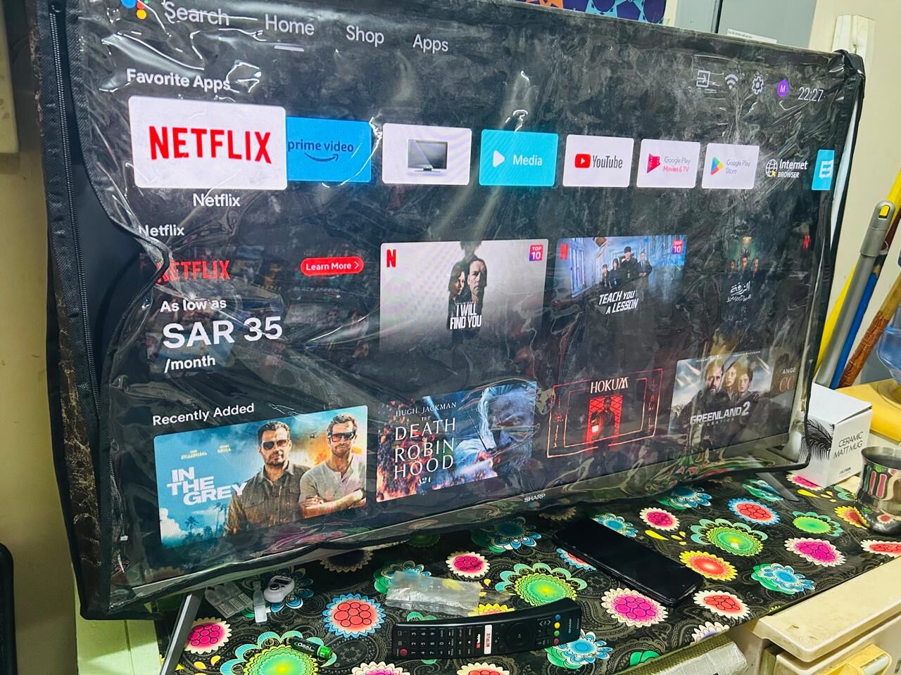 Khobar, Household Items, SAR 500,  42 INCH SMART TV FULL HD ANDR OID 9.0 DOLBY AUDIO
