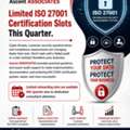 Limited ISO 27001 Certification Slots This Quarter.