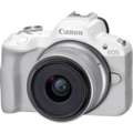 CAD 1,  Canon EOS R50 Twin Kit White With RF-S 18-45mm & RF-S 55-210mm For Sale In Canada