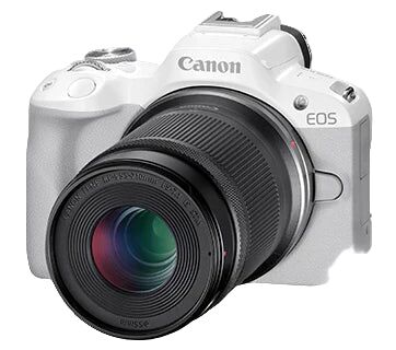 Ottawa, Electronics, CAD 1,  Canon EOS R50 Twin Kit White With RF-S 18-45mm & RF-S 55-210mm For Sale In Canada
