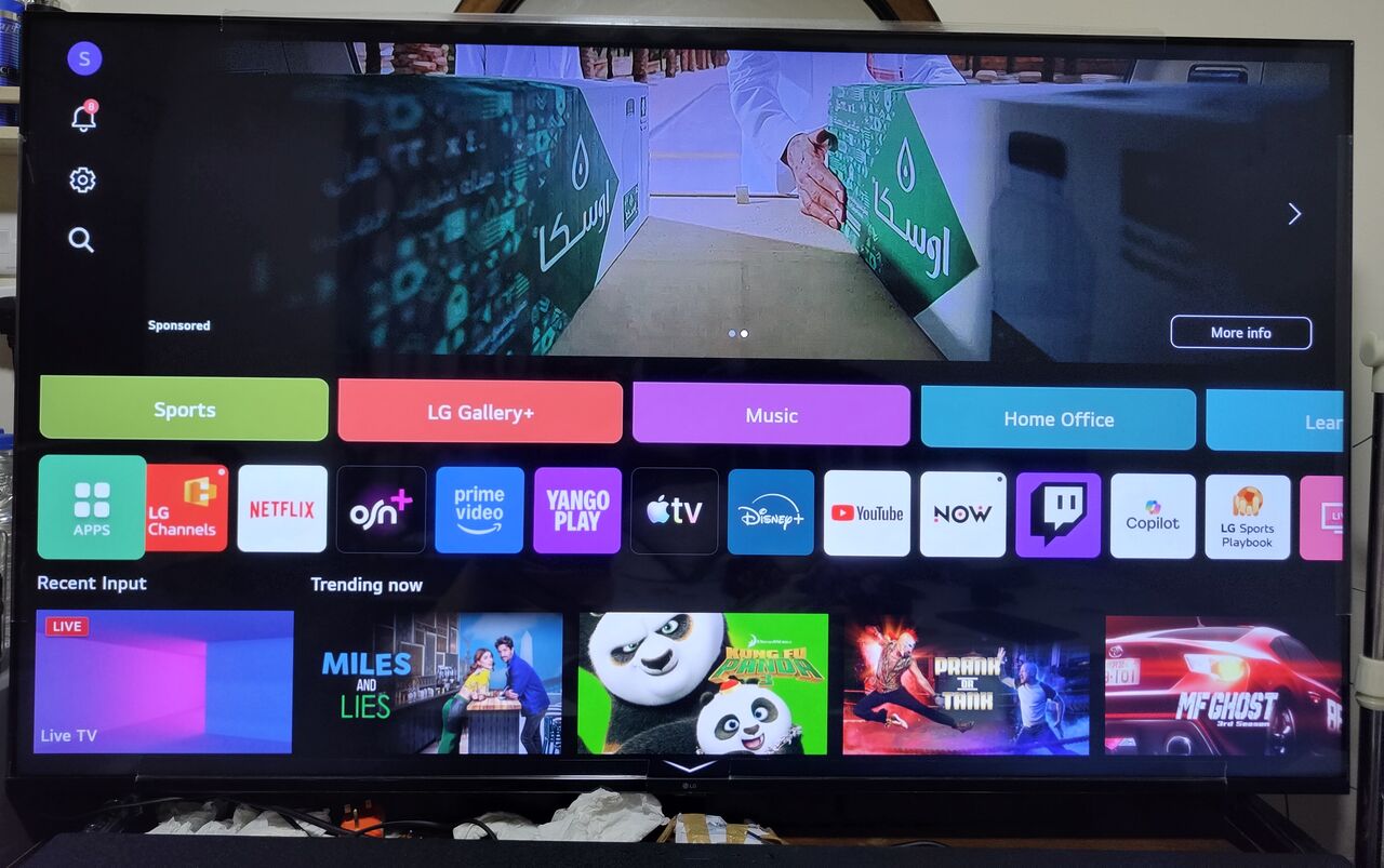 Khobar, Electronics, SAR 1350,  LG 65 Inches 4K Smart LED TV Like New Condition