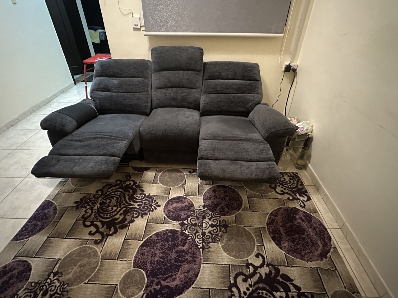 Al Mazruiyah, Household Items, SAR 1600,  3+1 Seater Electrically Operated Recliner Sofa For Sale New From Ashley
