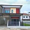 THB 3,  3 BR,  45 Sq. Feet,  2-story Semi-detached House, Phan Thong, Chonburi New Condition, Ready To Move In