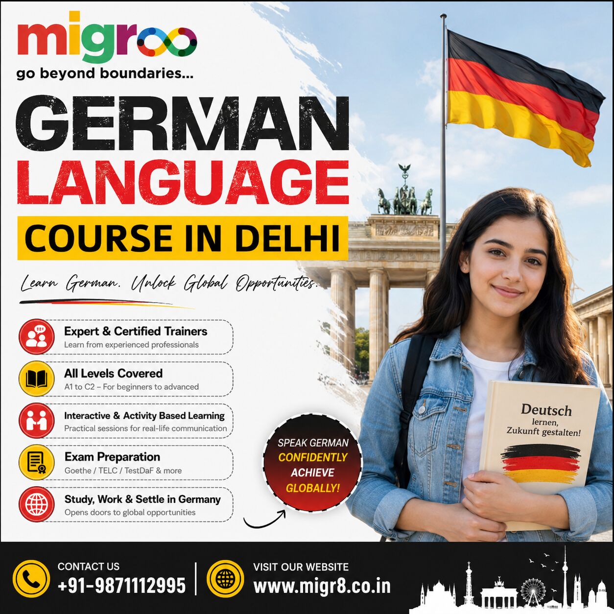 New Delhi, Free Items, German Language Course In Delhi