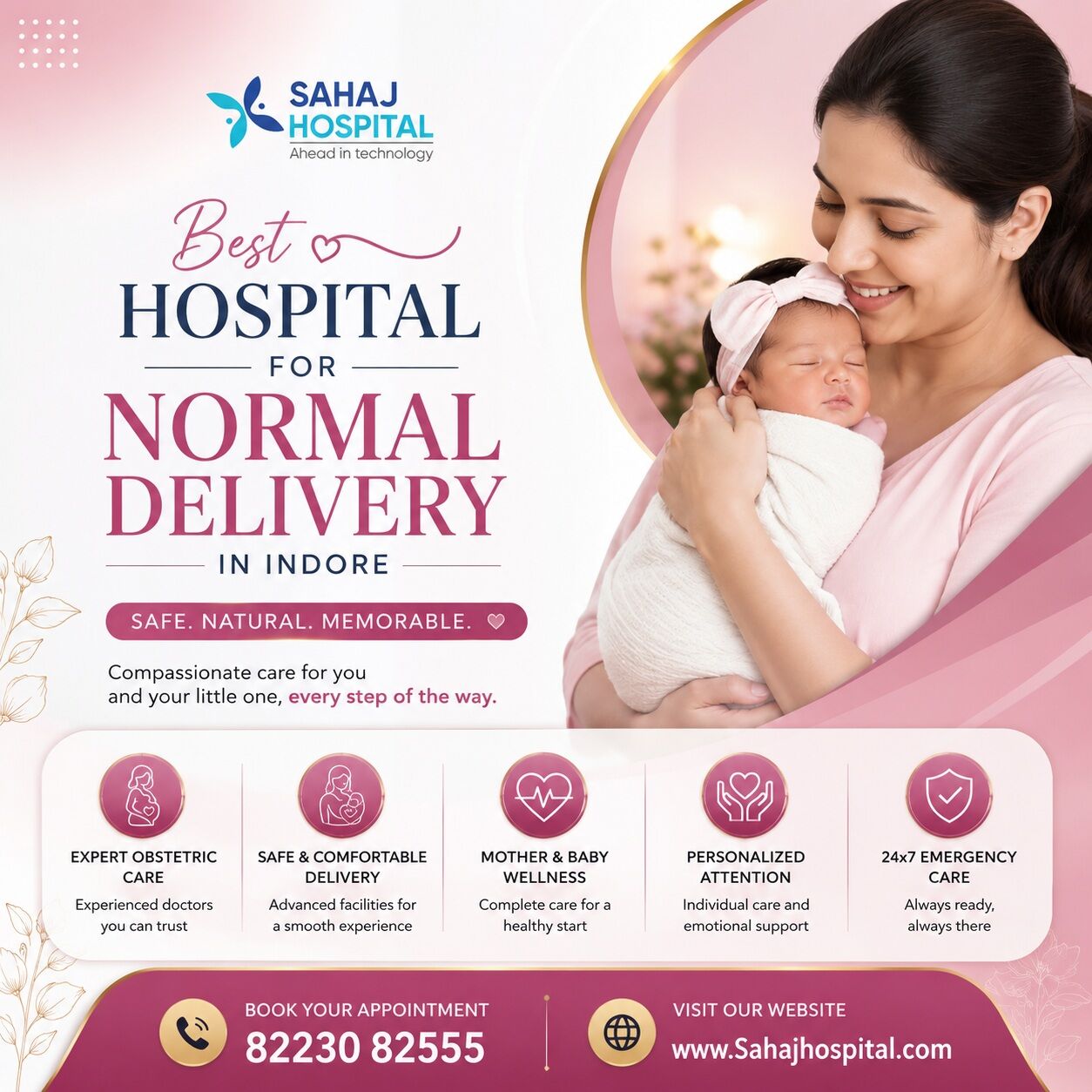 Indore, Health, Best Hospital For Normal Delivery In Indore - Sahaj Hospital