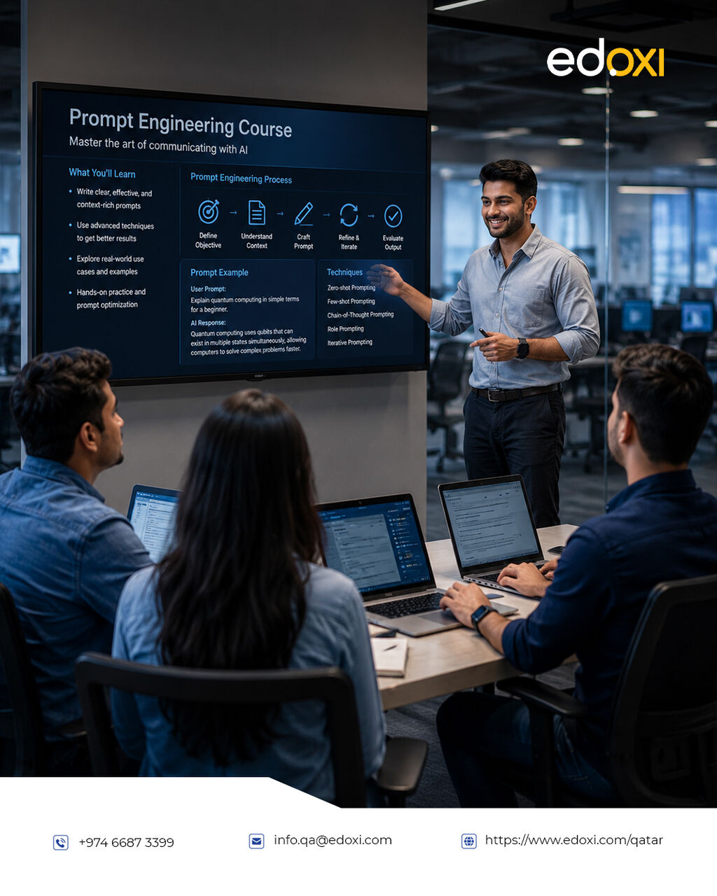 Doha, Lessons Offered, Prompt Engineering Course In Qatar