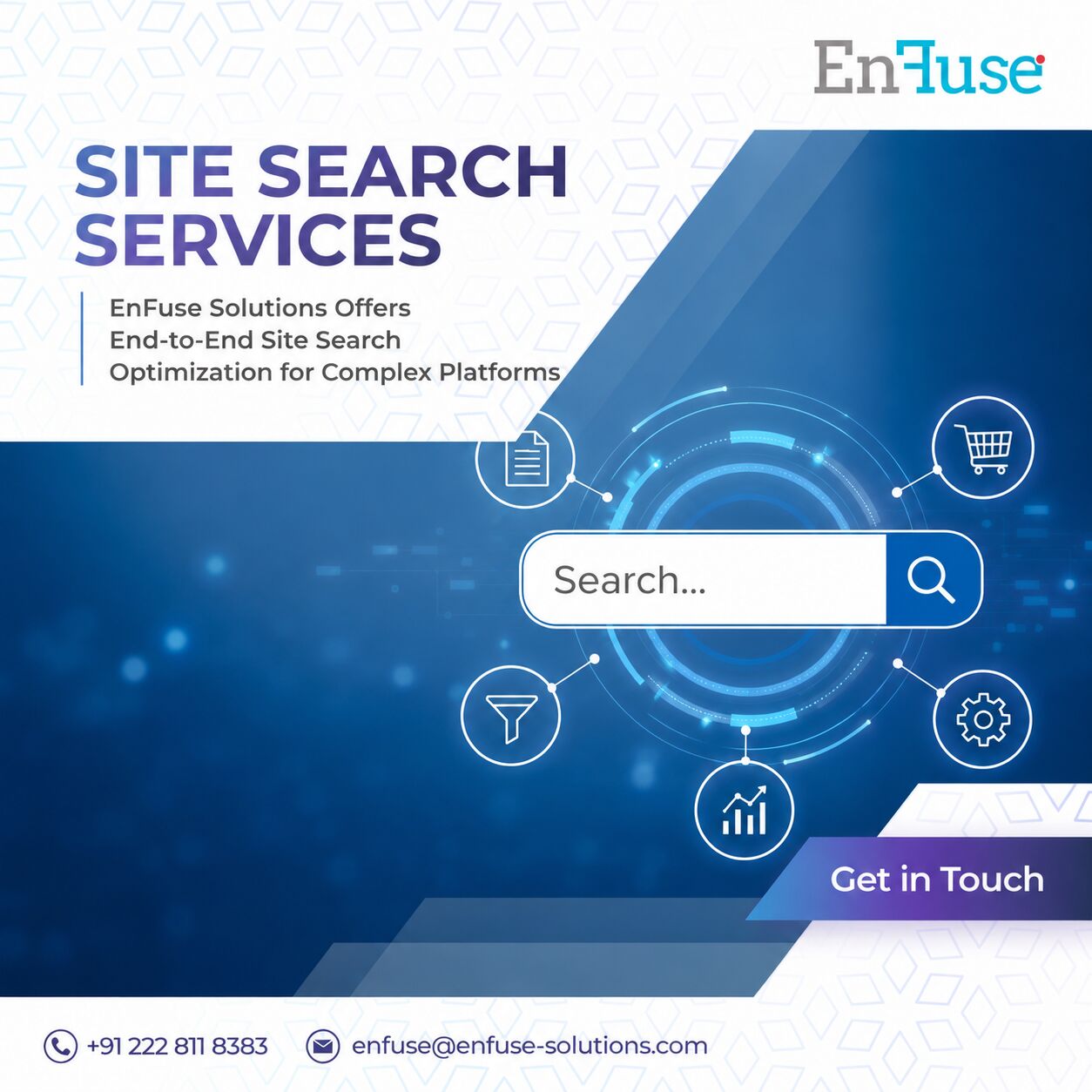 Mumbai, Marketing, EnFuse Solutions Offers End-to-End Site Search Optimization For Complex Platforms