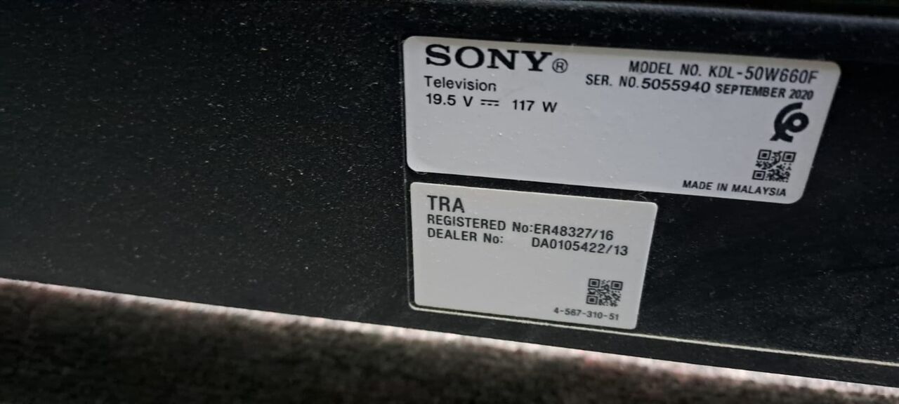 Riyadh, Electronics, SAR 500,  Sony 50" Inches Smart TV, & Sumsung 40 Inches TV