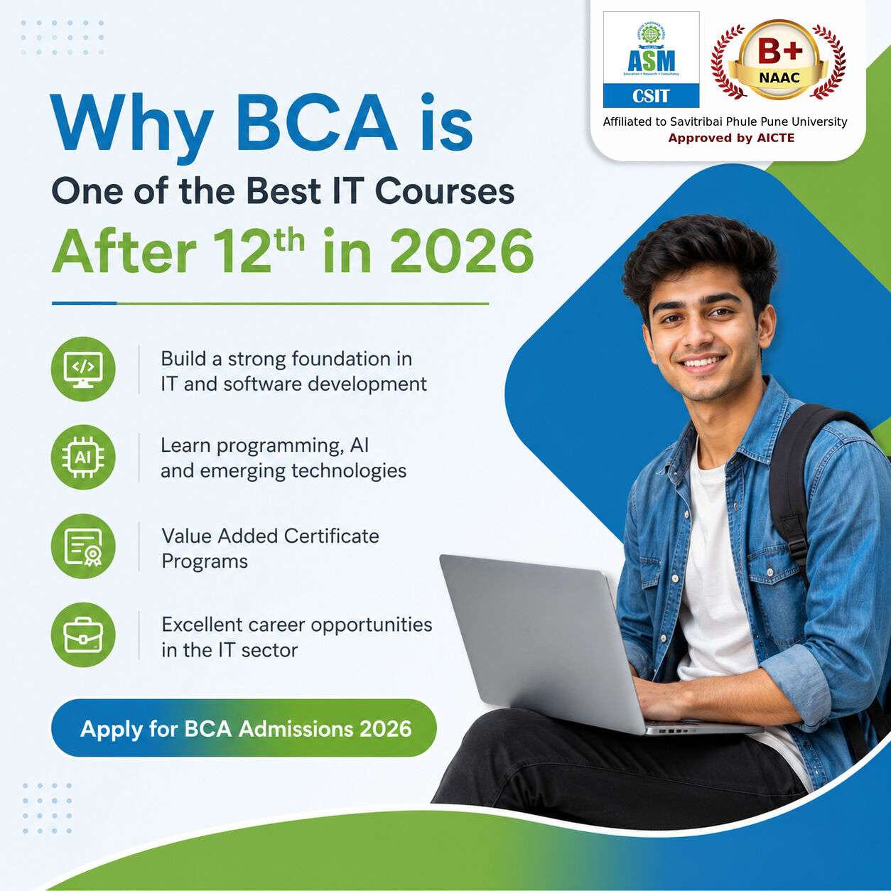 Pune, Education, Top IT Course After 12th: Why Choose BCA In 2026 | ASM