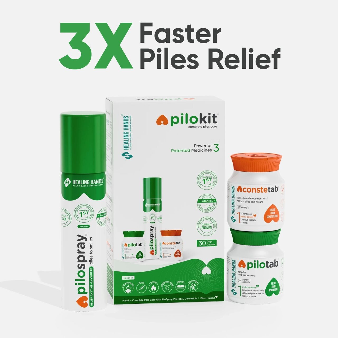 Pune, Health & Beauty Items, INR 1487,  Plant-Based Piles Medicine For Daily Comfort