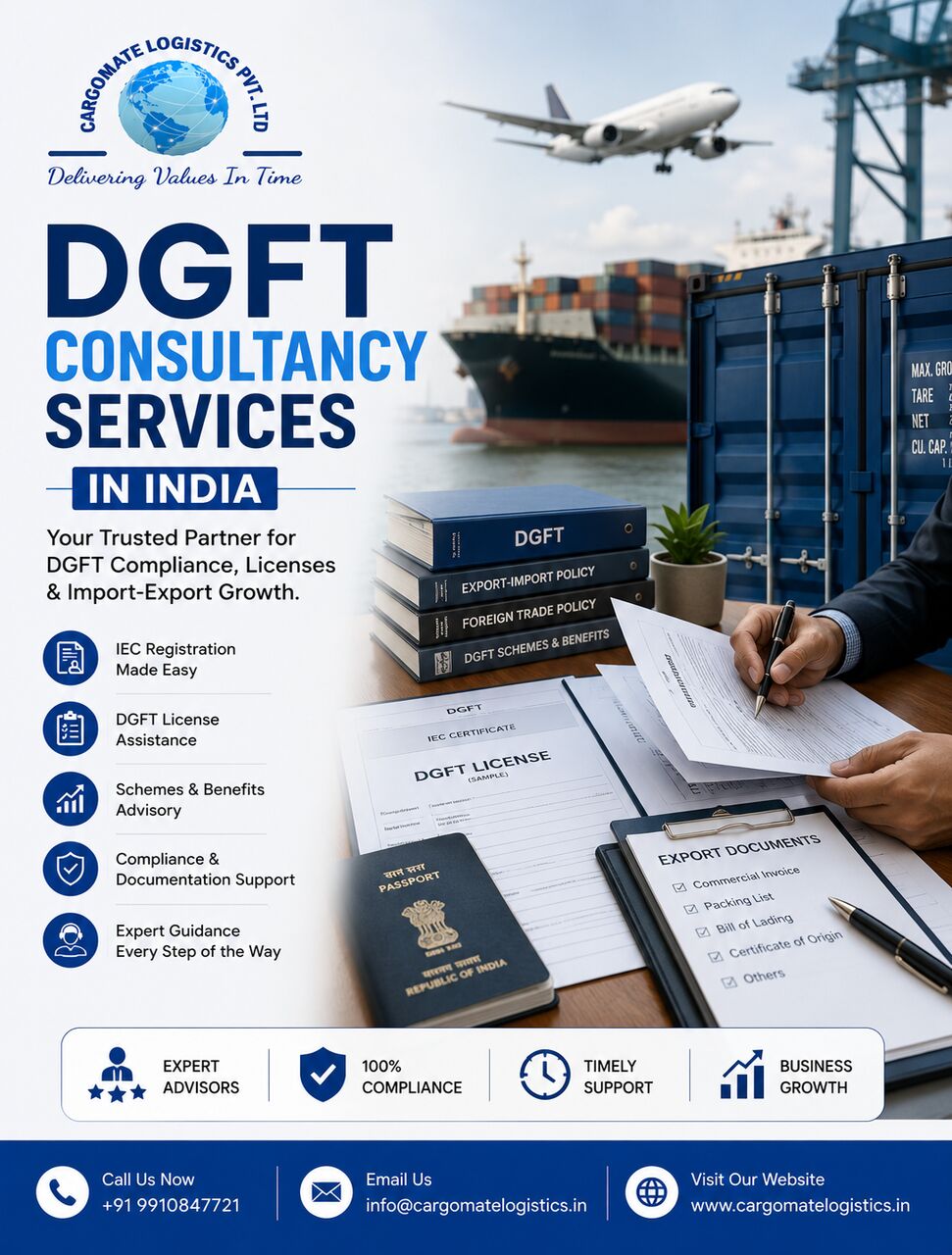 Mumbai, Cargo, DGFT Services India | Expert Import Export Consultant