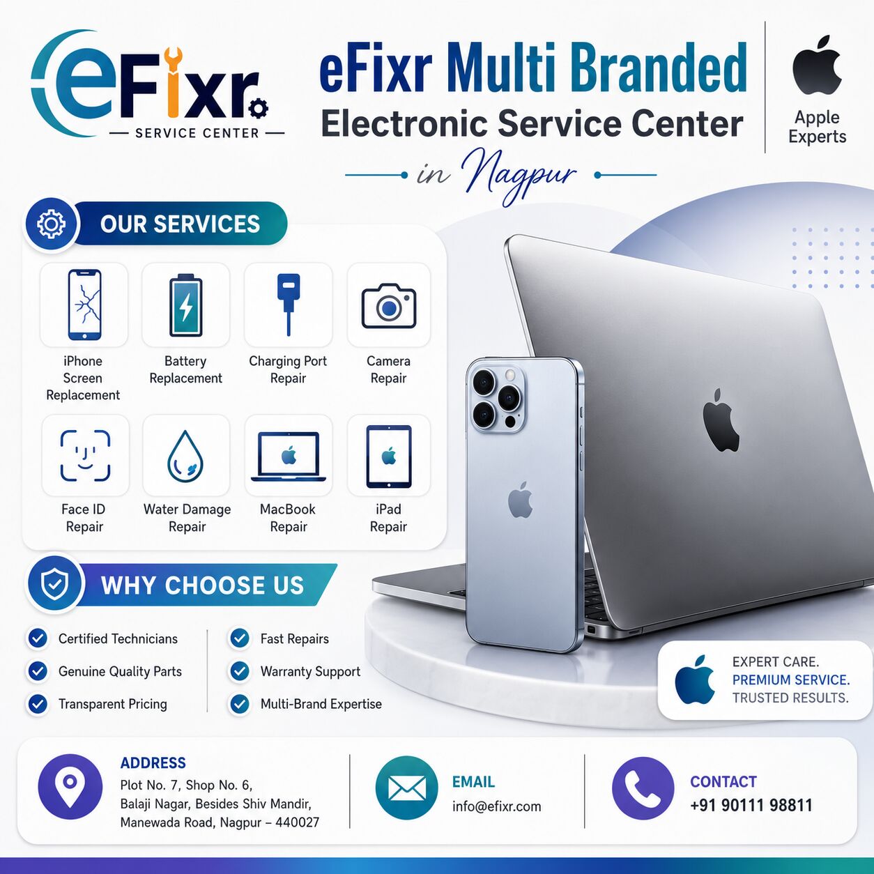 Nagpur, Computer, EFixr Multibranded Service Center In Nagpur
