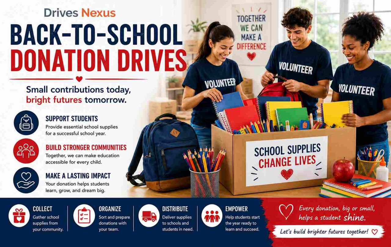 Dallas, Software, Back-to-School Donation Drive Management &ndash; Drives Nexus