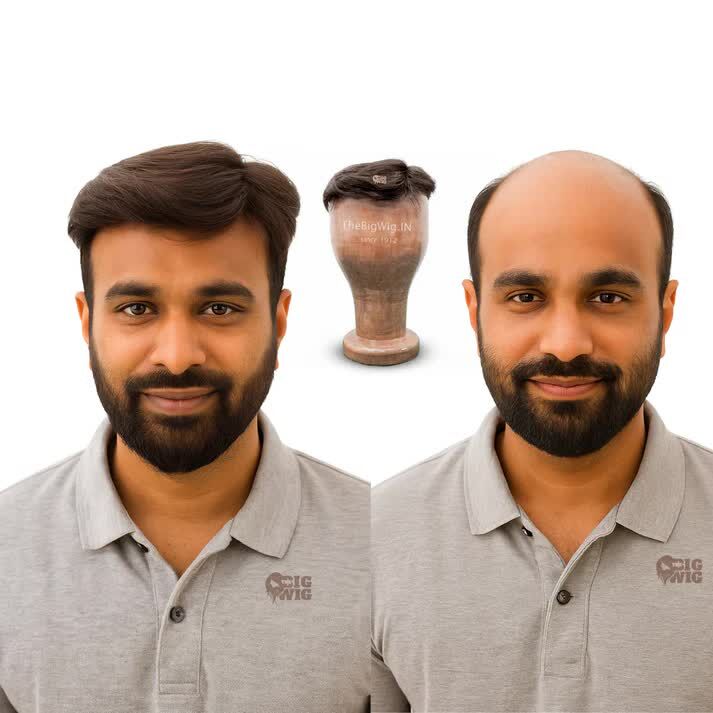 Lucknow, Health & Beauty Items, INR 2,  Clipping Hair Patch For Men &ndash; 100% Human Hair