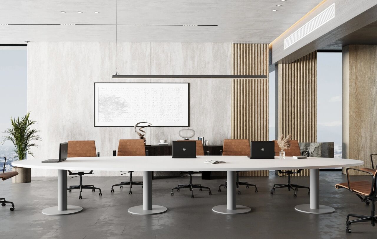 Dubai, Furniture, AED 10000,  Luxury Conference Table With Executive Chairs For Sale | Boardroom Furniture Dubai | Ergos