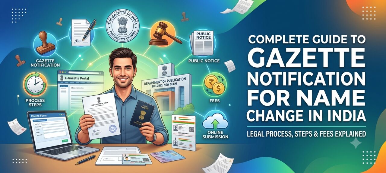New Delhi, Legal, Complete Gazette Name Change Online - Doorstep Legal Service
